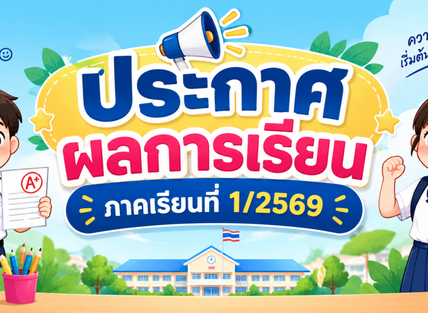 ผลการเรียนภาคเรียนที่ 1/2569