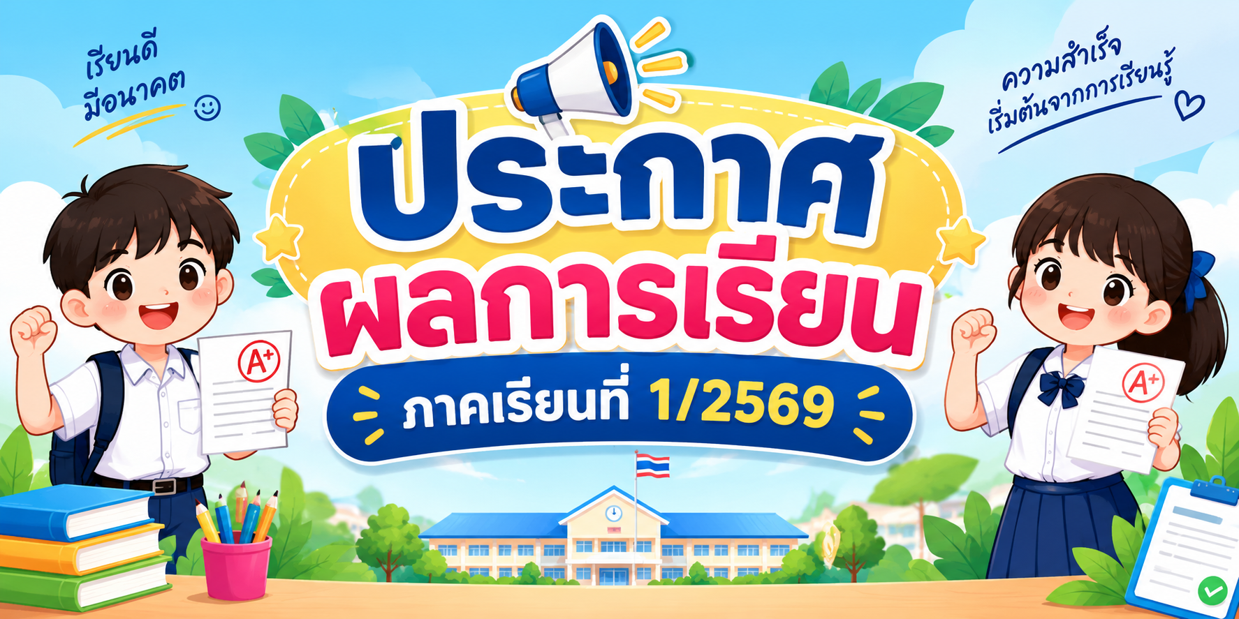 ผลการเรียนภาคเรียนที่ 1/2569